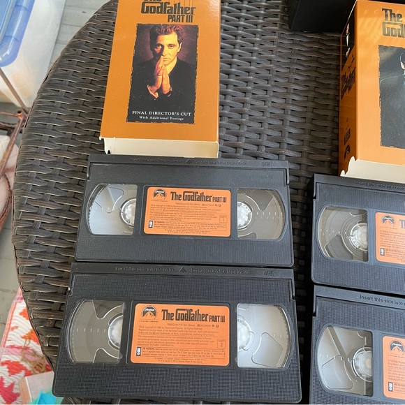 The Godfather Trilogy Box Set VHS - Picture 16 of 16